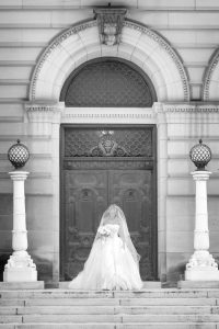 bride at carnegie museum in pittsburgh pa
