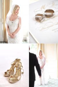 wedding rings and shoes