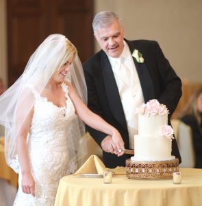 cutting cake at field club