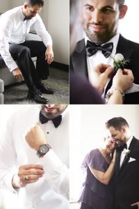 groom getting ready