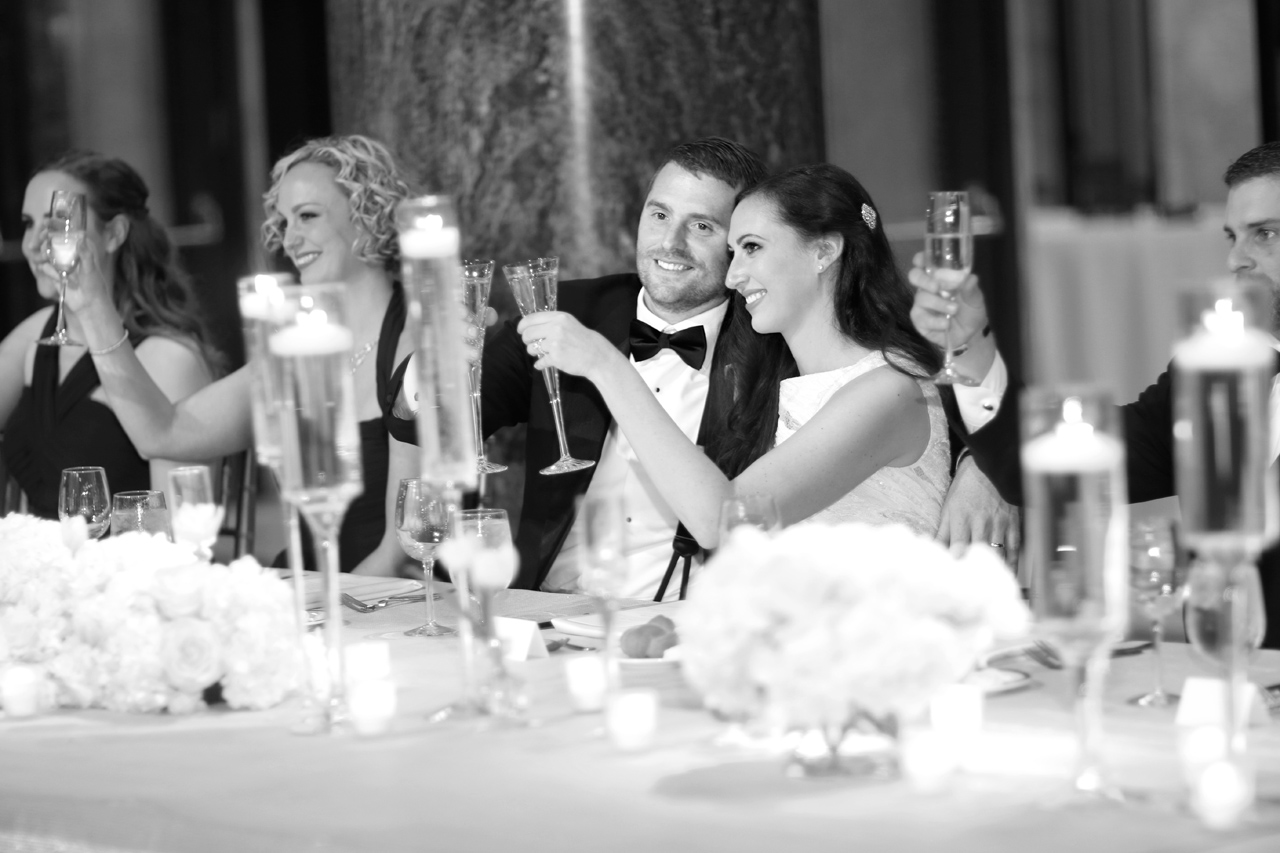 wedding toast at carnegie pittsburgh