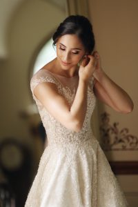 Bride in beautiful light